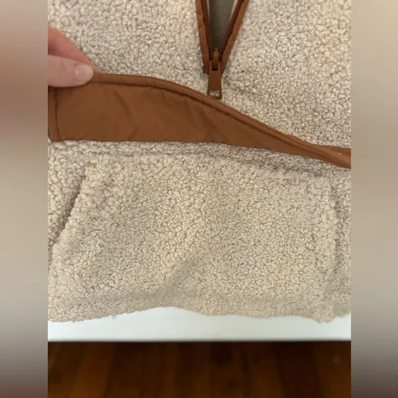 NWOT ZARA 2-3T quarter-zip fleece sweatshirt - Picture 3 of 6